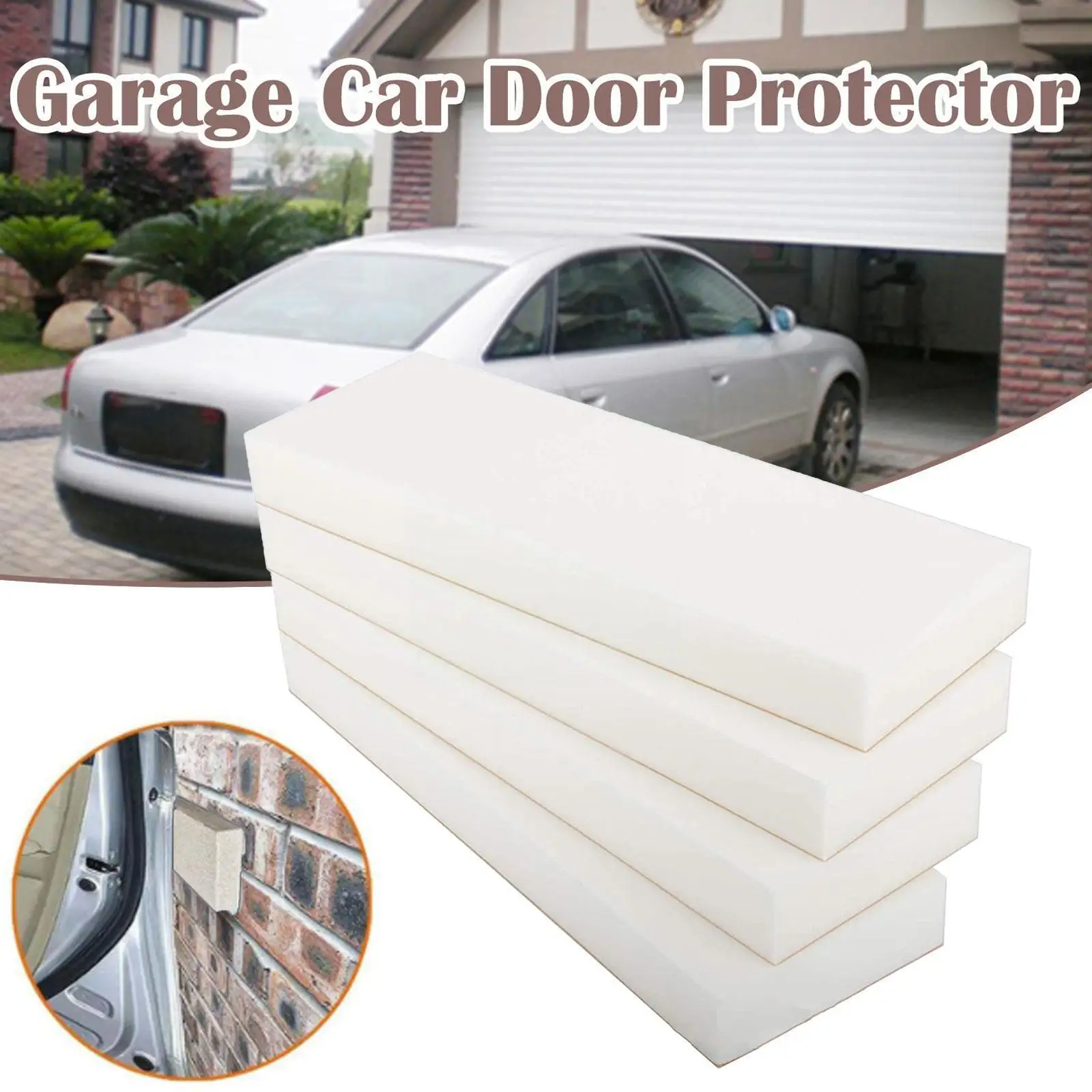 

Garage Wall Protector, 4 Pack Garage Car Door Protector Bumper Guard For Car Doors Anti-Collision Waterproof Inflaming Ultr A3F8