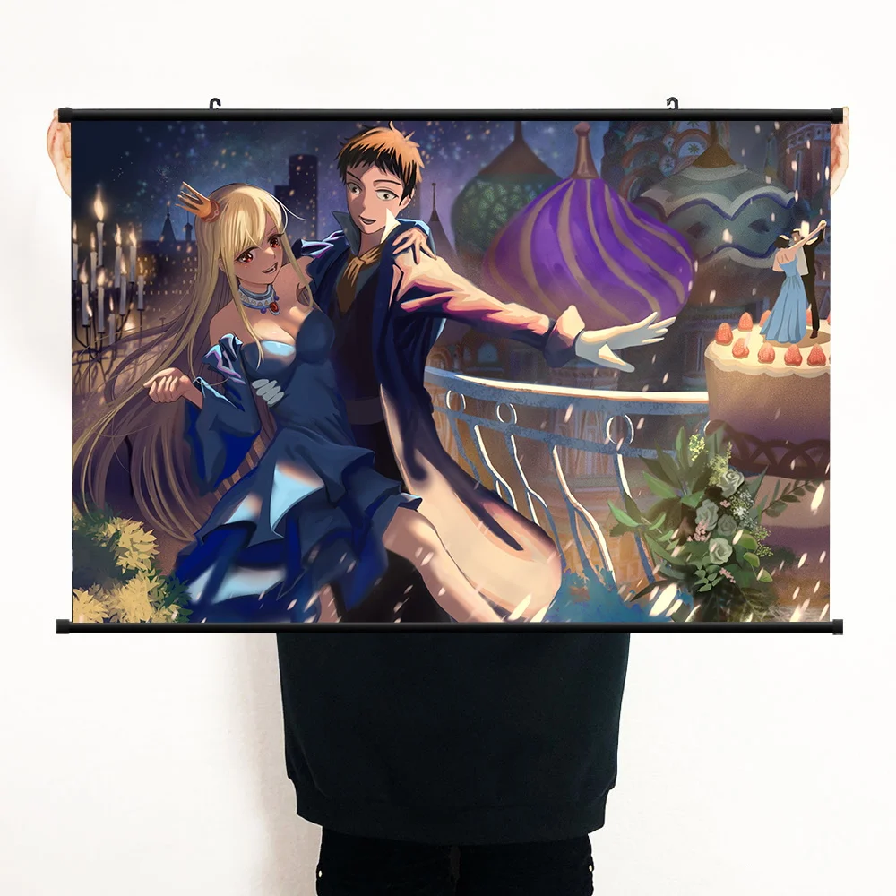 

Горячее аниме Sono Bisque Doll Wa Koi Wo Suru постер мой платьем дорогая Марин Китагава Стена Свиток Искусство Подарки