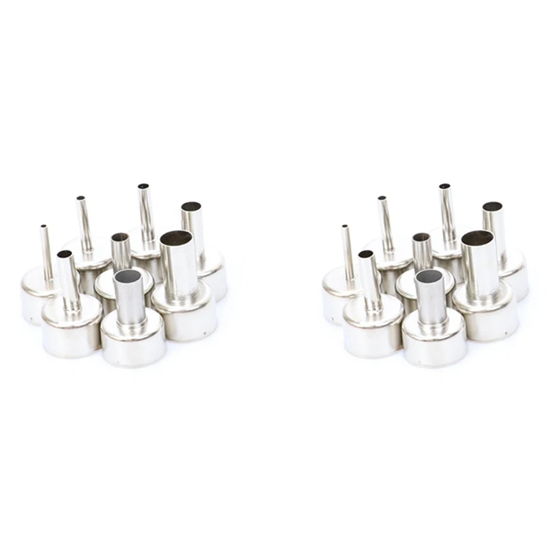 

HOT-16Pcs Hot Air Nozzle For Station 8858 Digital Hot Air Blower BGA Rework Solder Station