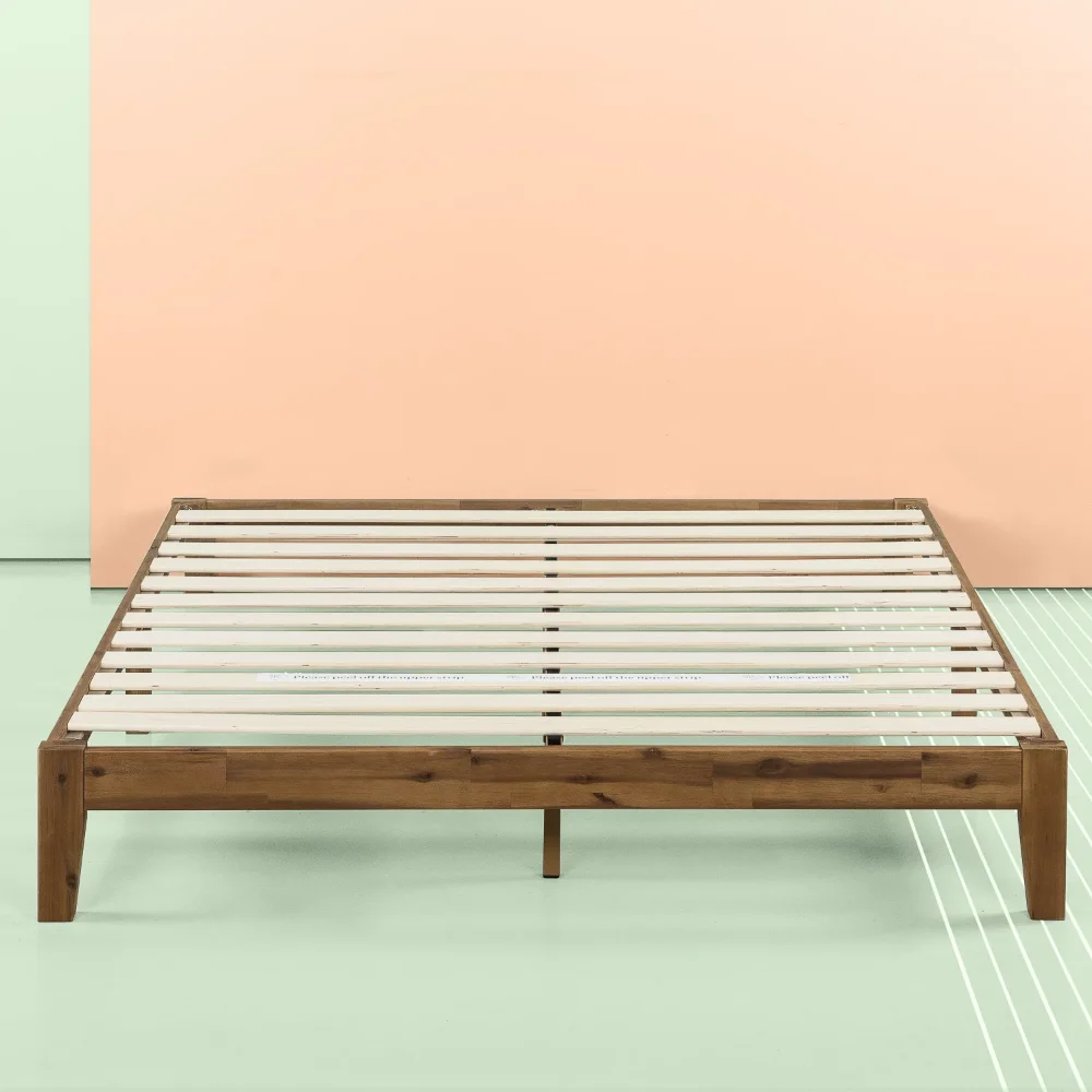 10-дюймовая деревянная платформа для кровати, для двуспальной кровати