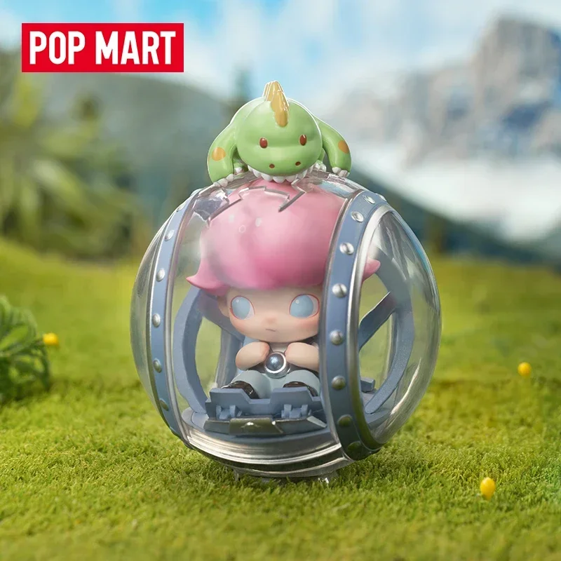 Фото POP MART Dimoo, серия «Мир Юрского периода», модная слепая случайная коробка, игрушки, загадочная коробка, сумка для догадок, экшн-фигурка, подарок-сюрприз №4