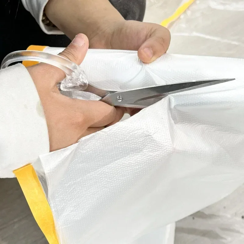 Одноразовая режущая пылезащитная пленка самоклеящаяся предварительно