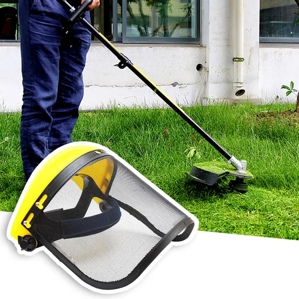 Защитная шапка для садового триммера D6F3 сетчатый защитный шлем на все лицо травы