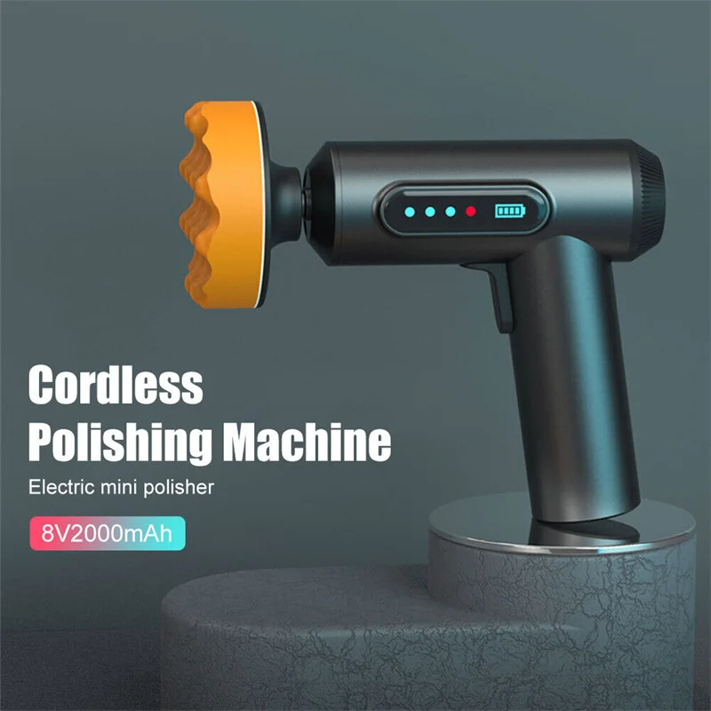 

Cordless Car Polishing Machine USB Rechargeable Polisher For Car Body Cleanig Waxing Repair Glass Scratches Repair 20000 Rpm