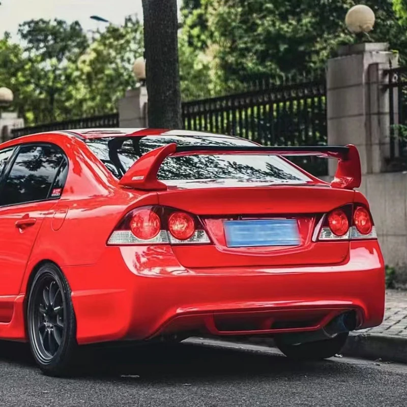 Подходит для Honda Civic 8-го поколения FD2 2006-2021 спойлер из АБС-пластика трех предметов