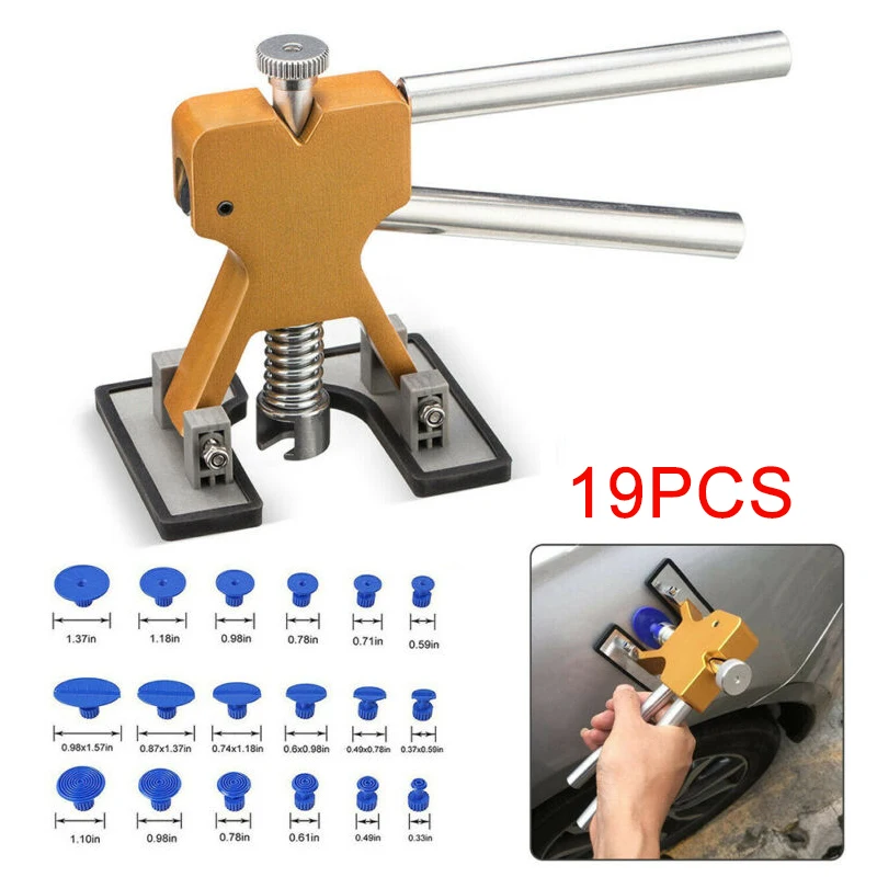 

Paintless Dent Puller Kit Dent Repair Tool Car Unpainted Body Dent Removal Set Dent Puller for Car Refrigerator Washing Machine