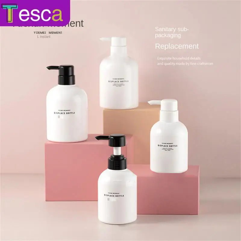 

Large Capacity Lotion Bottle Shampoo 300/500ml Split Bottle Bath Lotion Hand Wash Liquid Press Empty Bottle Bathroom Accessories