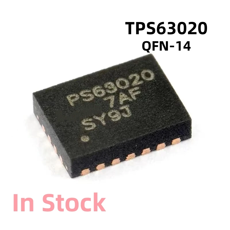 

10PCS/LOT TPS63020 PS63020 TPS63020DSJR QFN-14 Switch up and down voltage converter In Stock