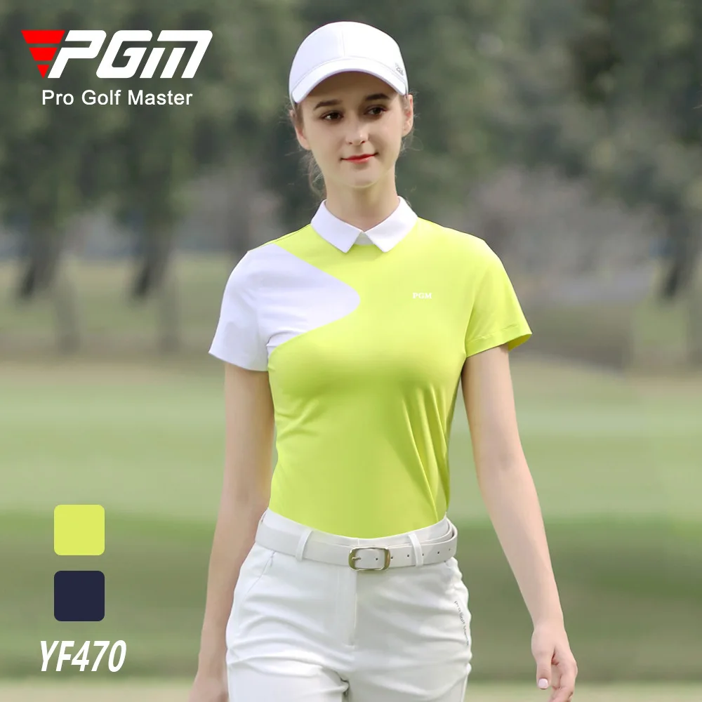 

Рубашка для гольфа PGM YF470 Женская модная футболка с длинным рукавом осенне-зимняя эластичная Женская одежда из полиэстера и спандекса