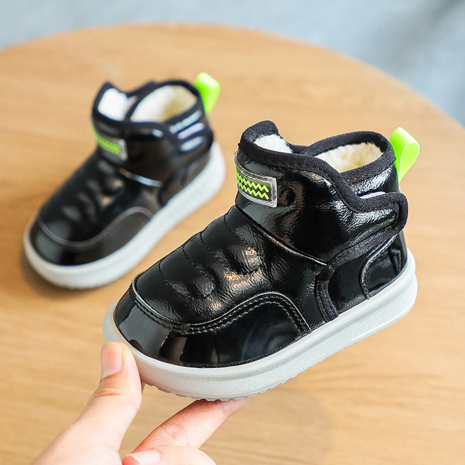 

Детские туфли на танкетке для девочек, высокие туфли с металлическим блеском, обувь для начинающих ходить детей, размеры 13, 10, школьная обувь