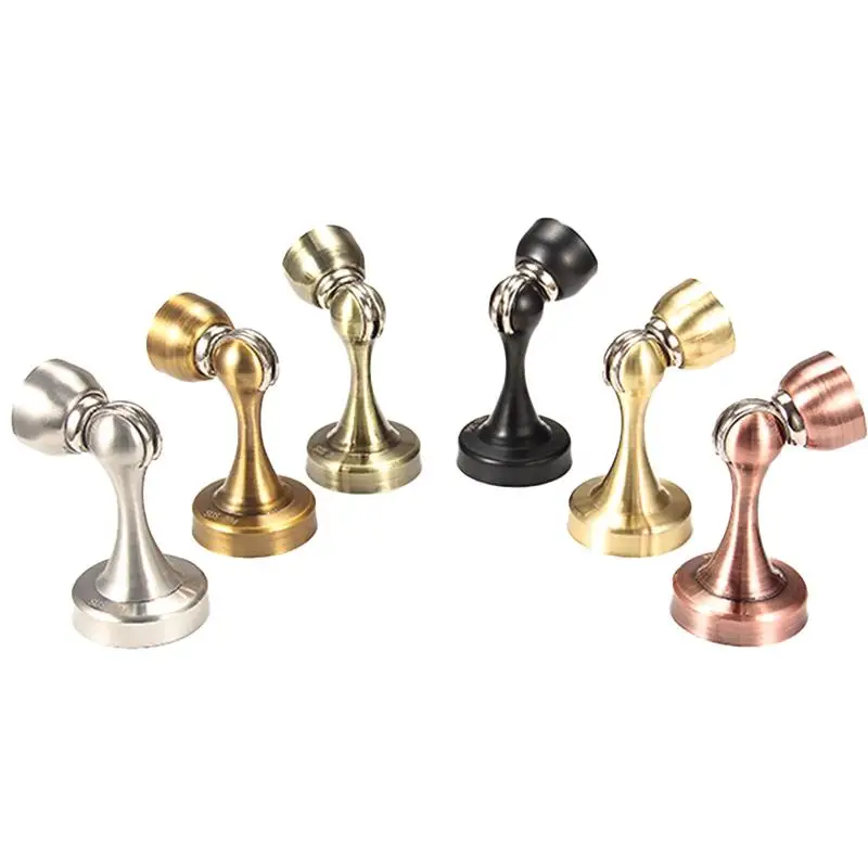 

New Magnetic Door Stops 304 Stainless Steel Door Stopper Hidden Door Holders Catch Floor Nail-free Doorstop Furniture Hardware