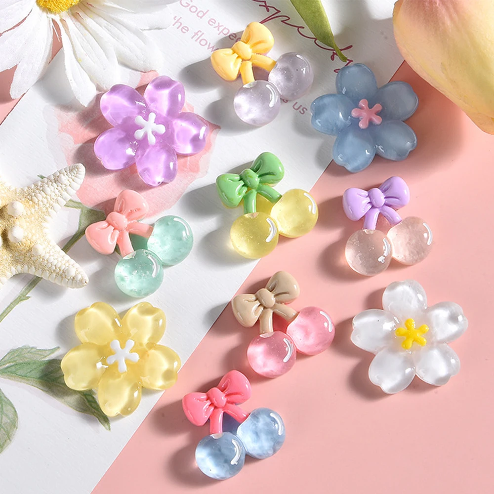 

10 шт., прозрачная вишневая смола