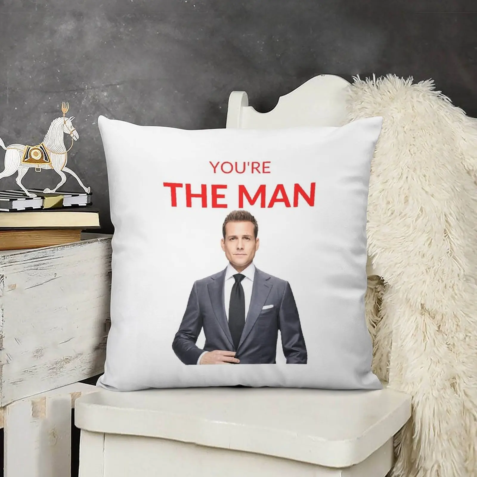 Наволочки для диванных подушек с мраморным рисунком you's the Man