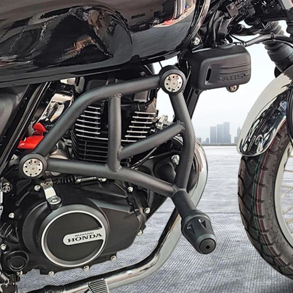 Фото Подходит для мотоцикла HONDA CGX150 CGX-150: модификация бампера с утолщенным противоударным бампером, защита от падений и столкновений. №2