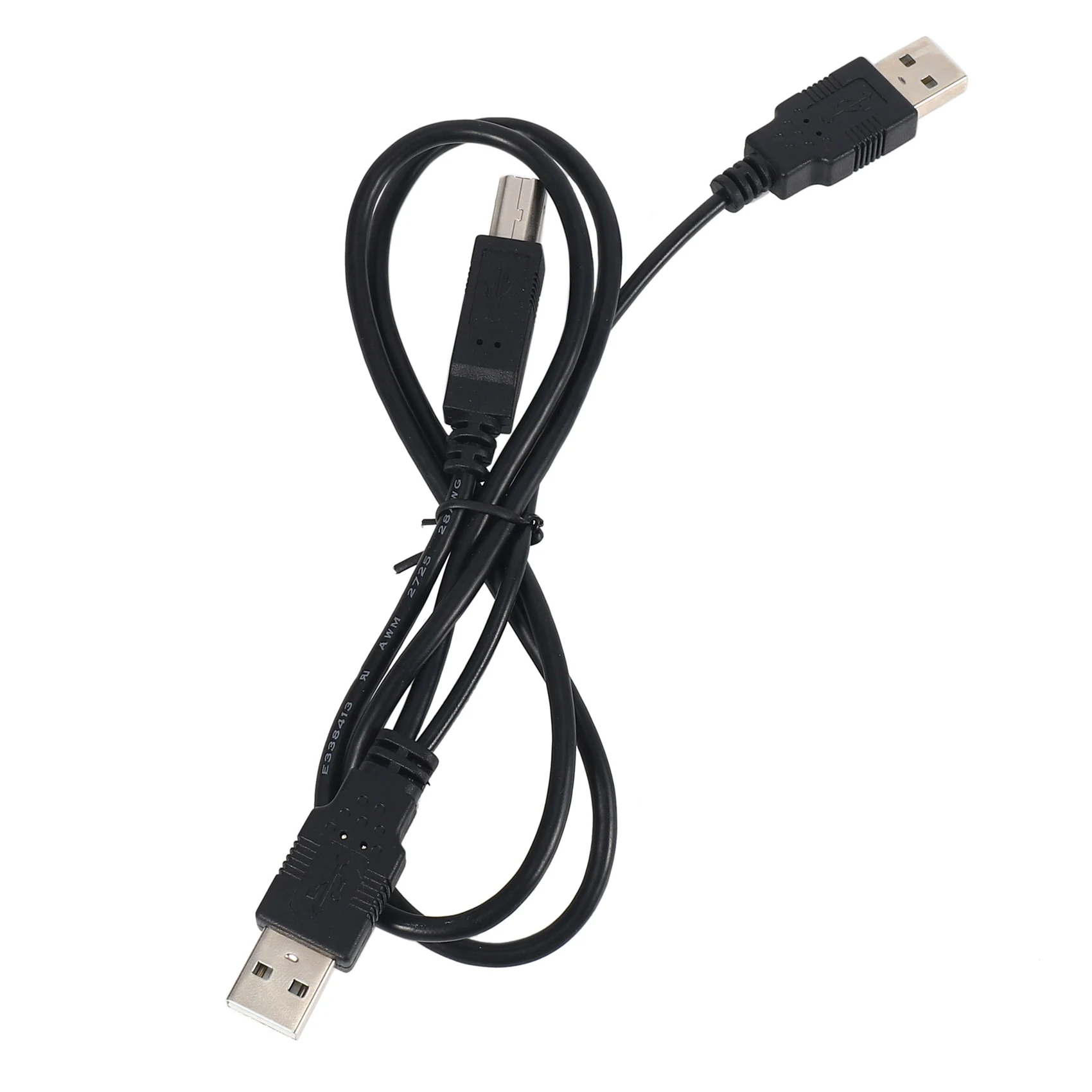 Двойной USB 2 0 штекер-стандарт B штекер Y-образный кабель 80 см для принтера сканера и