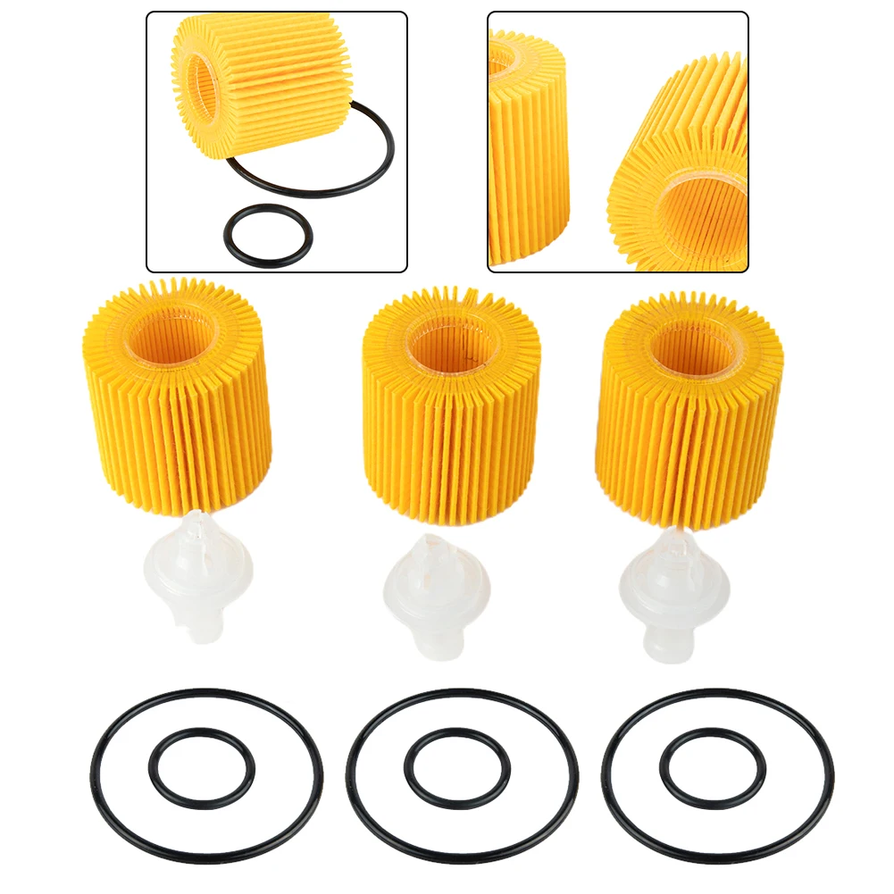 

For Toyota Corolla 04152-YZZA6 Oil Filters Replacement Oil Filter Element 3pcs