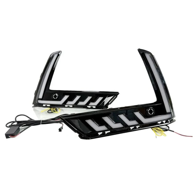 Светодиодные дневные ходовые огни для Honda CRV CR-V 2023 2024 DRL динамические указатели