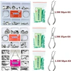 Cesoon 1 набор стоматологических матриц секционные Контурные матрицы 40 шт. силиконовые дополнительные клинья + стоматологические плоскогубцы полный комплект стоматологические инструменты