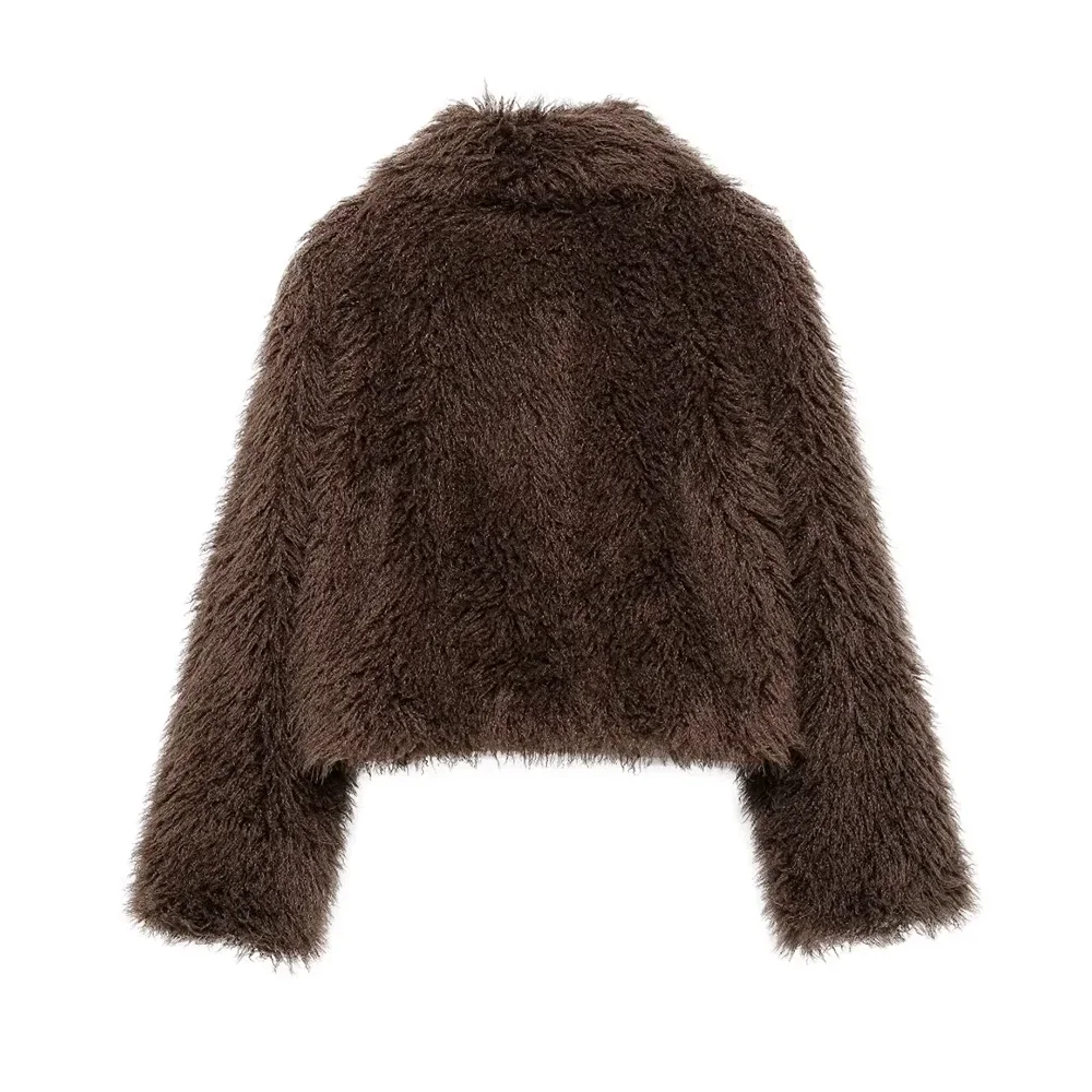 Taop&ampZa женская новинка 2024 простая и универсальная повседневная короткая куртка с