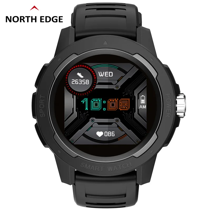 

2022 New Top NORTH EDGE Popular Mars 2 Online Smart Watch Sport Smartwatch Blood Pressure Heart Rate Watches for Android