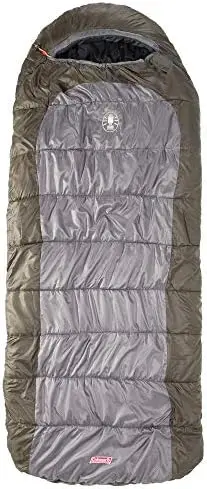 

Спальный мешок для холодной погоды, большой и высокий походный спальный мешок 15 °F для взрослых, с регулируемым капюшоном и флисовой подкладкой
