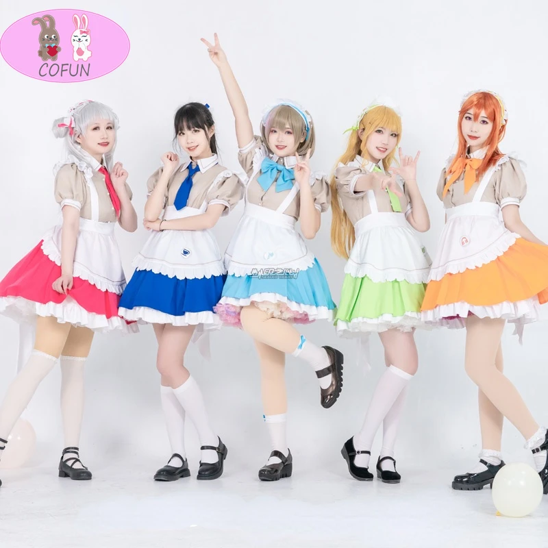 

LoveLive!SuperStar!!Liella! Maid Dress cosplay costume Shibuya Kanon Arashi Chisato Tang Keke Hazuki Ren Heanna Sumire suit
