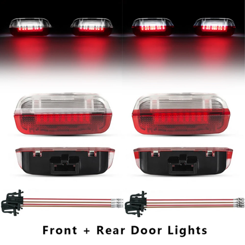 

подсветка двери Для Skoda Superb Seat Alhanmbra Tarraco VW Virtus Vento Polo Passat Golf EOS Tiguan интерьерная фотопанель для автомобильной двери