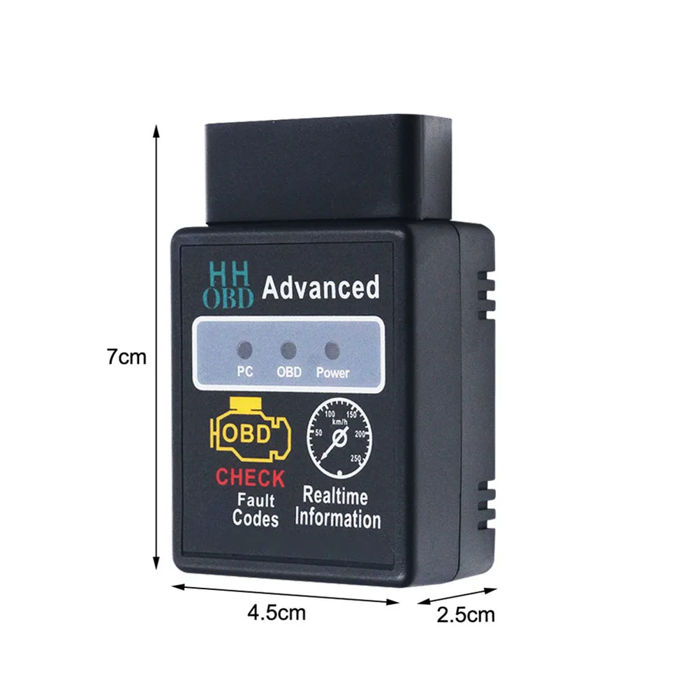 Мини ELM327 Bluetooth V2.1 OBD2 автомобильный диагностический сканер ELM 327 для Android/Symbian