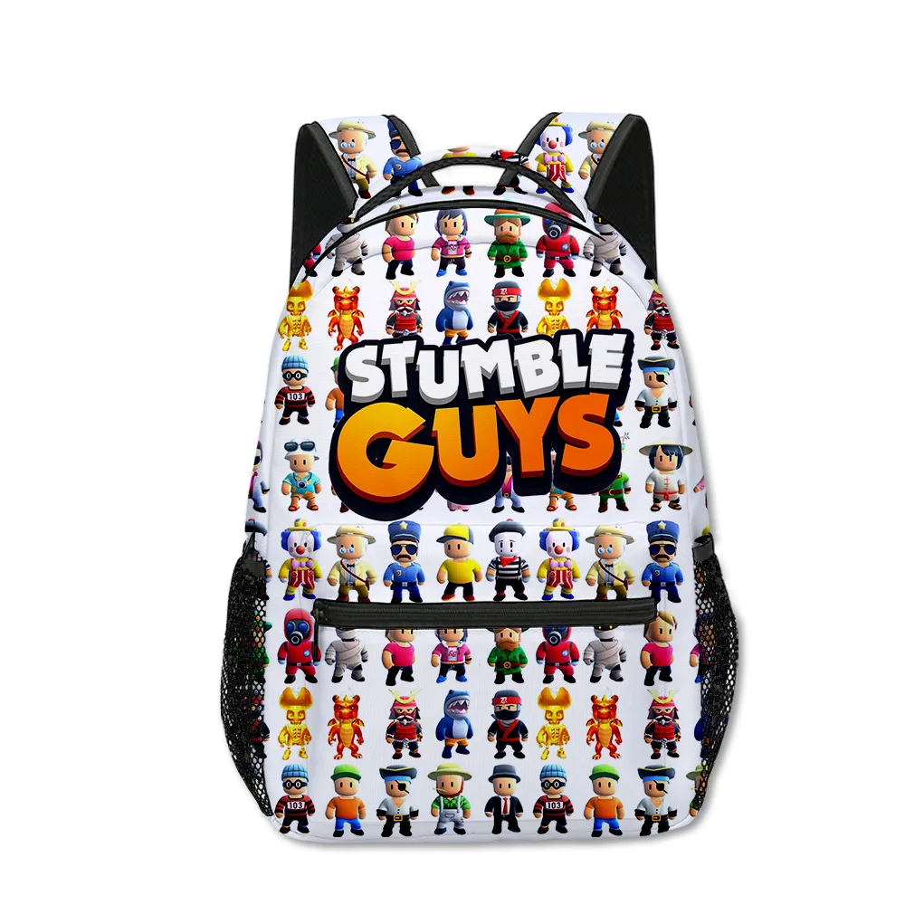 

Stumble Guys 3D Game Backpack Kids Children Cartoon Anime Laptop Bag Primary Middle School Students Boys Girls Schoolbag