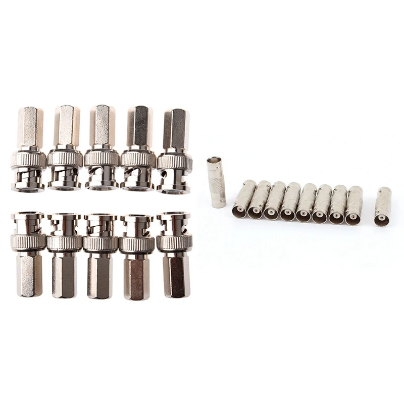 JFBL Hot 20 Pcs Twist-On BNC Male Coax Connectors CCTV RG59