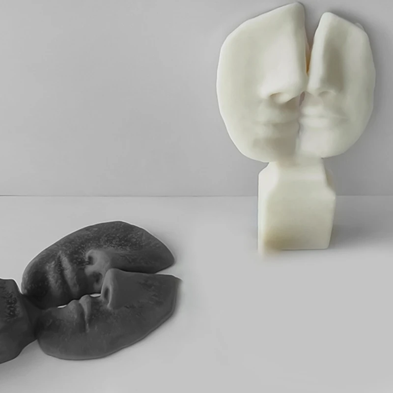 Y1UB силиконовая форма для свечей реалистичные формы скульптур портретов лица