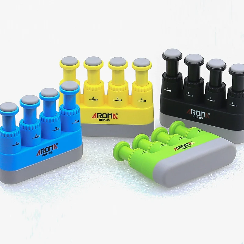 

10pcs Guitar Finger Trainer Power Training AROMA Finger Exerciser Trainer Dropshiping