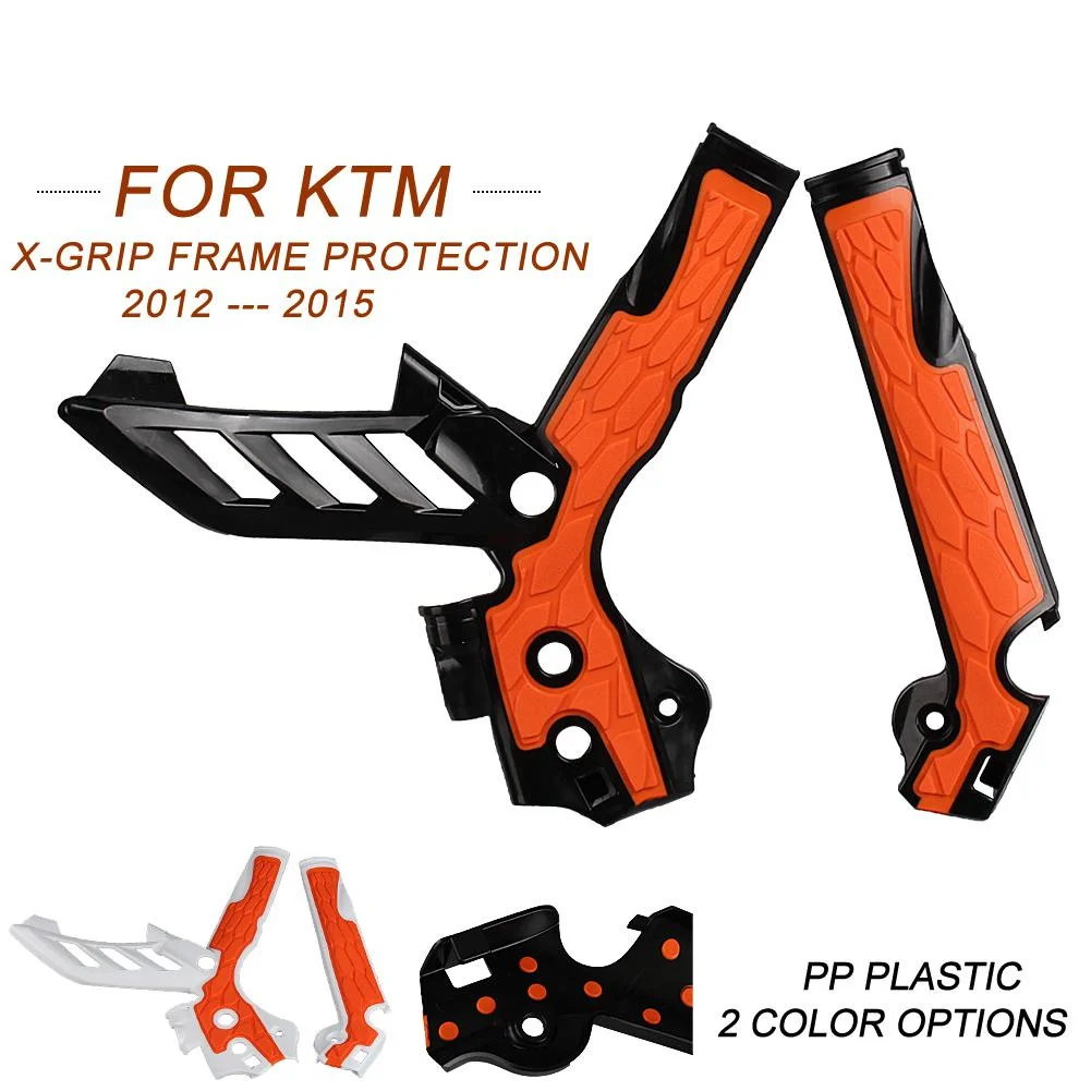 

Motorcycle X-Grip Frame Guard Protector Cover For KTM SX 125 150 SXF SX-F 250 350 450 2011 - 2015 EXC 125 200 250 300 2012 -2016
