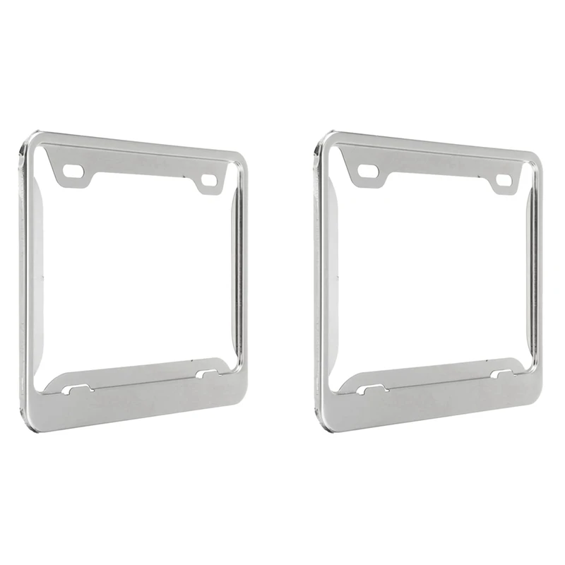 

2X Motorcycle License Plate Frame Number Plate Cover Protection For Spain Moto Universal
