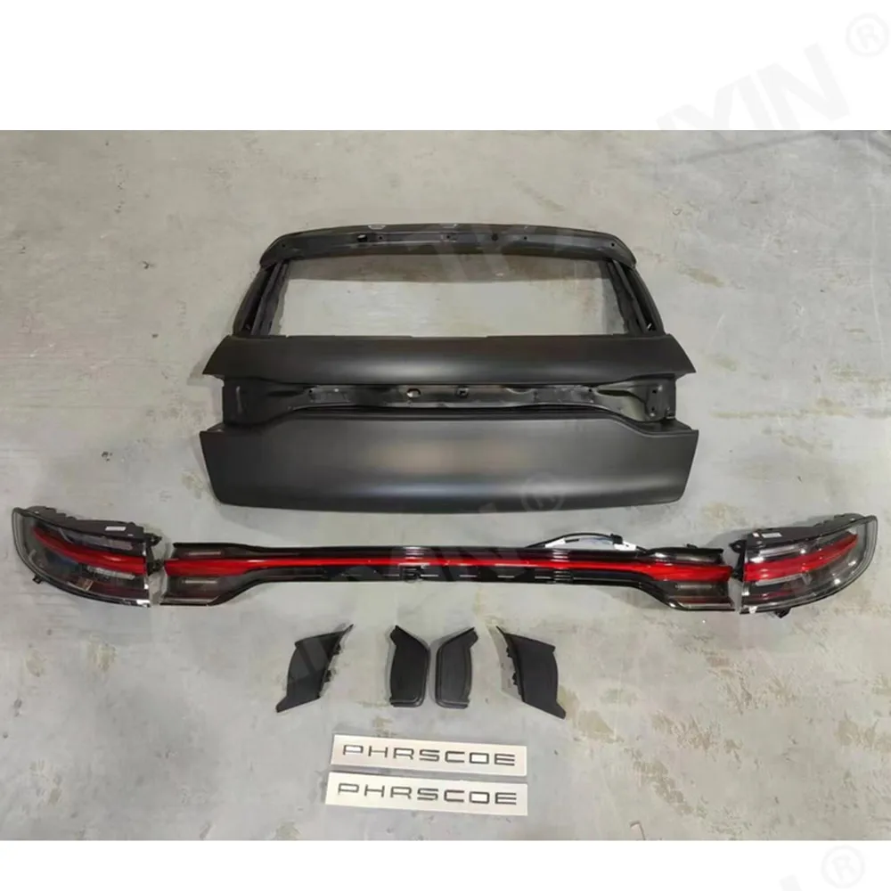 Модификация автомобиля средний свет украшение через заднюю часть фотолампы Porsche