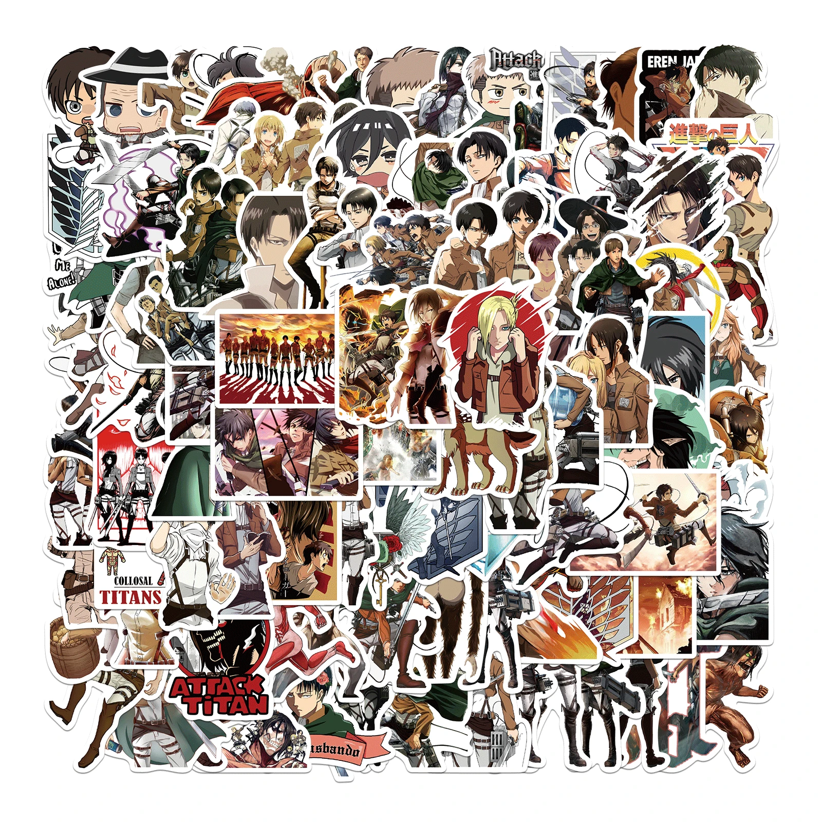 

Наклейки на мотошлем «атакующий гигантский граффити», 100 шт.