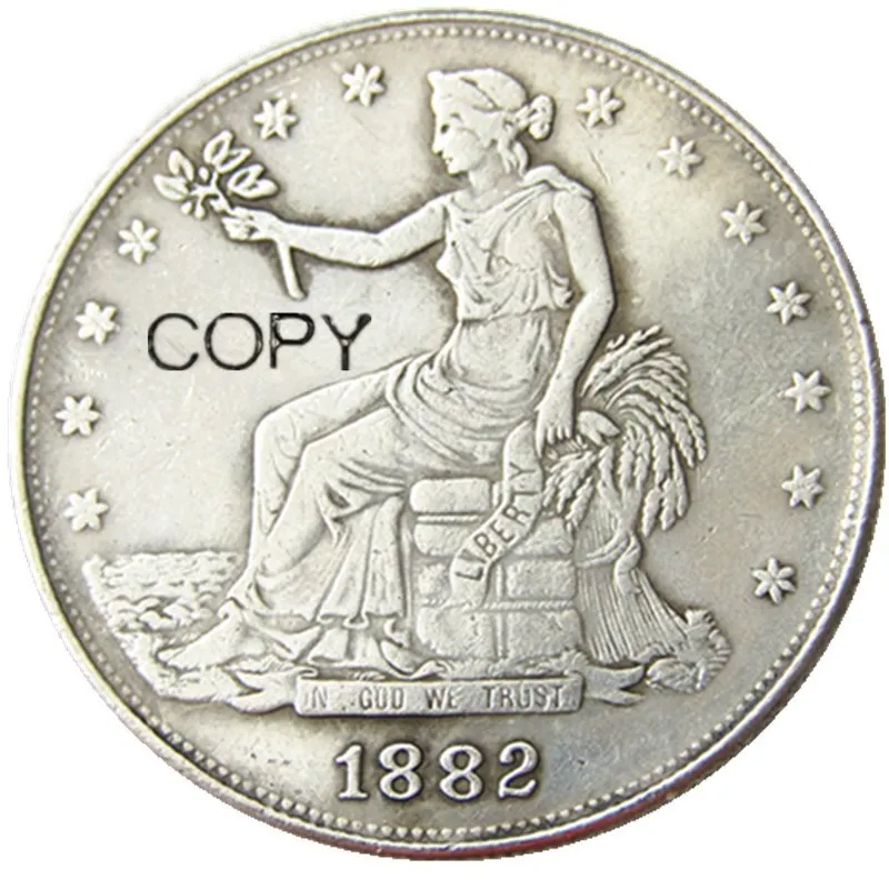 

Посеребренная копия монеты 1882 года