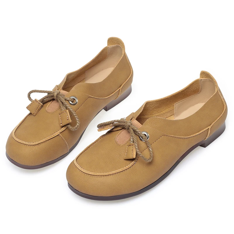 DIMANYU/женская обувь в стиле ретро новинка весны 2024 женская повседневная из