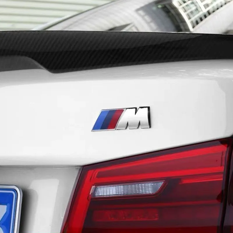 3D ABS черный логотип M эмблема значок на крыло автомобиля наклейка багажник для BMW