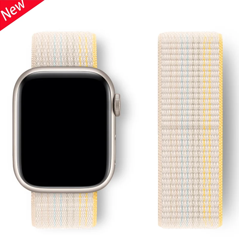 Nylon Loop Strap for apple watch band 44mm 40mm 45mm 41mm 38mm 42mm 49 44 45 mm Sport bracelet iWatch Series Ultra 8 se 7 6 5 9 Nylon Loop Strap for apple watch band 44mm 40mm 45mm 41mm 38mm 42mm 49 44 45 mm Sport bracelet iWatch Series Ultra 8 se 7 6 5 9