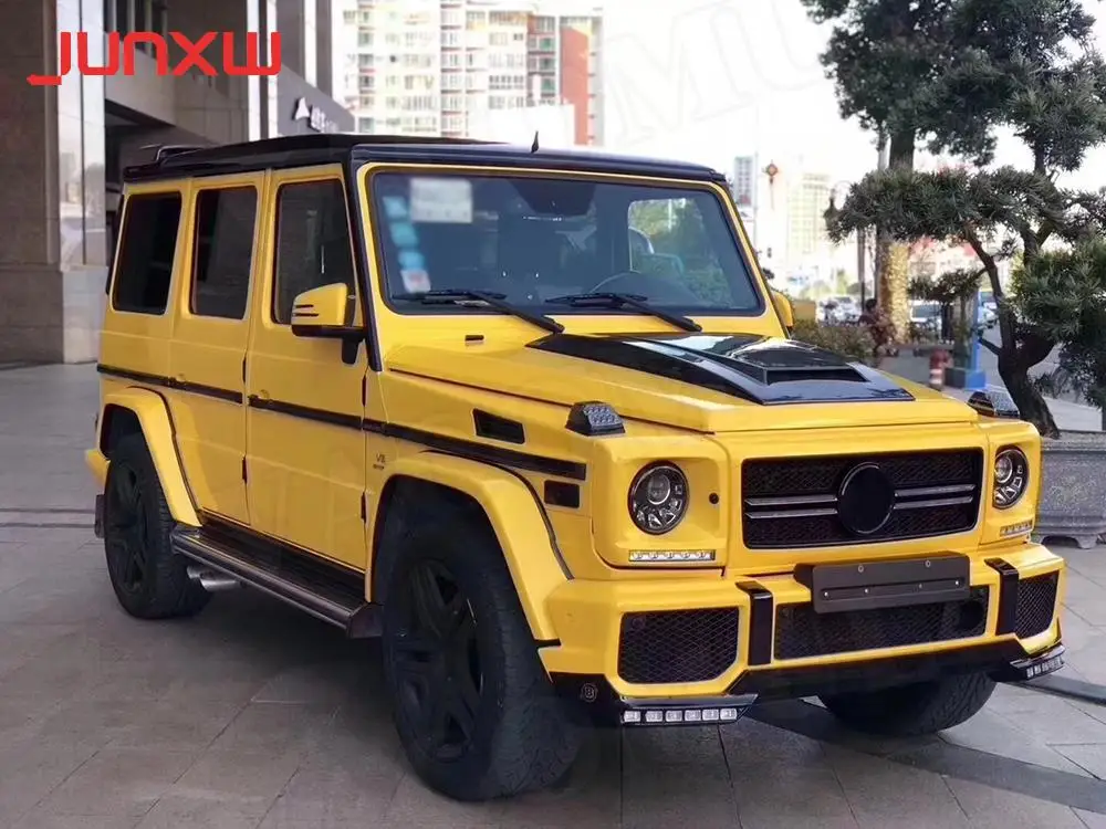 

For G Class Carbon Fiber Front Engine Hood Cover Trims for Mercedes Benz W463 G500 G550 G55 G65 Wagon 2014-2017