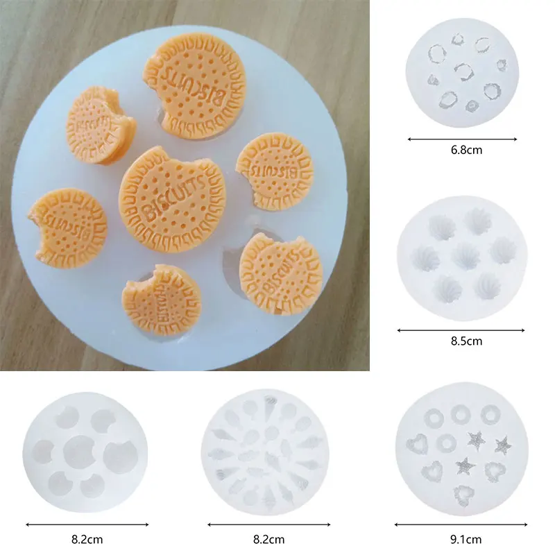 

Star Hearts Donuts Silicone Mold Baking Appliances Decoration DIY Fruit Fondant Cake Decoration Candle Soap Making Moulds
