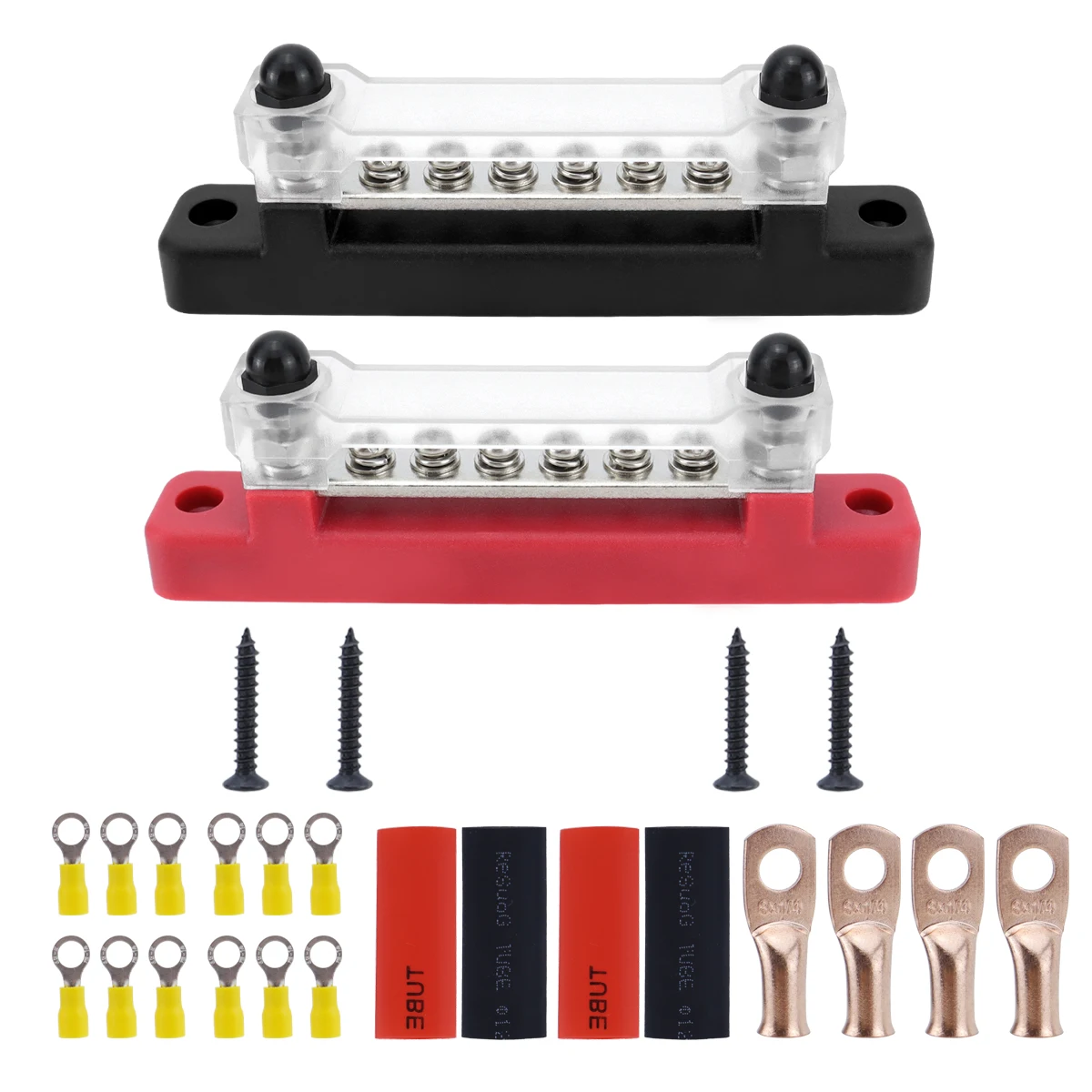 Блок распределения питания шины 48 В судовые клеммные колодки 150 А положительный и