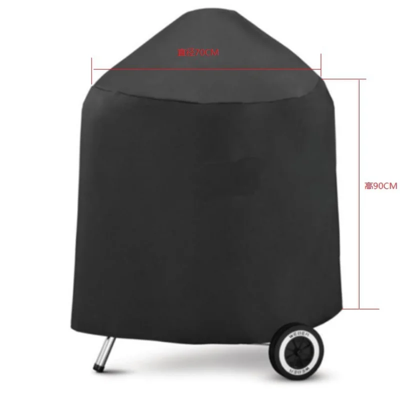 

BBQ grill cover dustproof, rainproof and ultraviolet proof grill cover furniture round table cover waterproof Oxford cloth