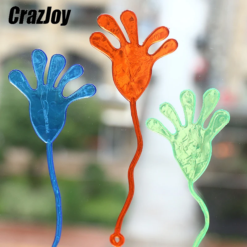 

20Pcs funny squishy fidget toys Elastically stretchable sticky palm Climbing Tricky hands anti stress for adults kids gifts toys