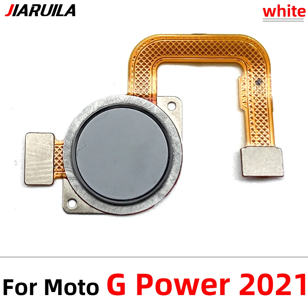 20Pcs/Lots New Fingerprint Sensor Home Return Key Menu Button Flex Cable For Moto E20 E40 G51 5G G71 G Power 2021 Home Button enlarge