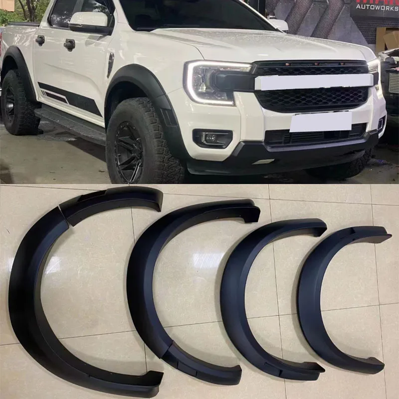 

Fender Flare Fit For Ford Ranger T9 Wildtrack Xlt 2022 2023 2024 2025 Exterior Auto Accessories Mudguard Fender Flare
