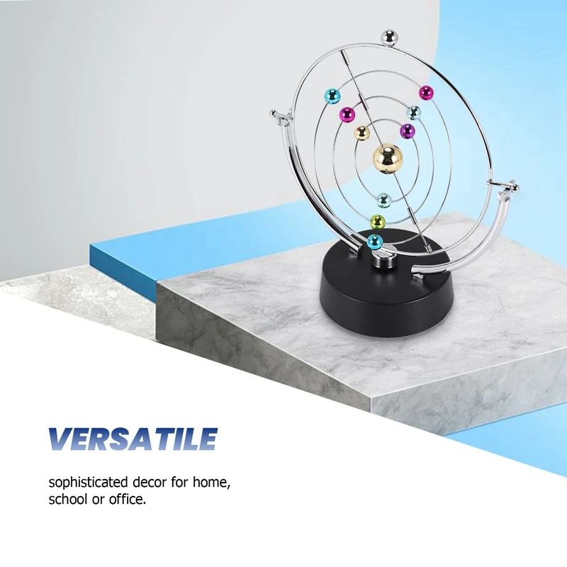Kinetic Art Asteroid - Electronic Perpetual Motion Desk Toy Home Decoration