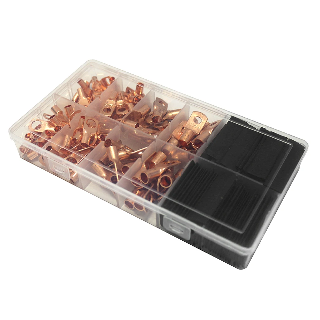 

260pcs High Strength Good Sealing Plug Spring Terminal Set Cable Lugs