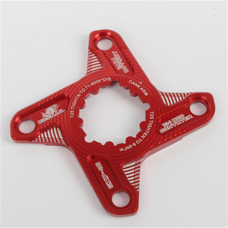 

SNAIL Bike GXP Crank To 104BCD Conversion Seat 4 Claw Convert 110BCD Adapter 5 Bicycle Parts